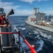 USS Harpers Ferry conducts replenishment