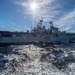 USS Harpers Ferry conducts replenishment
