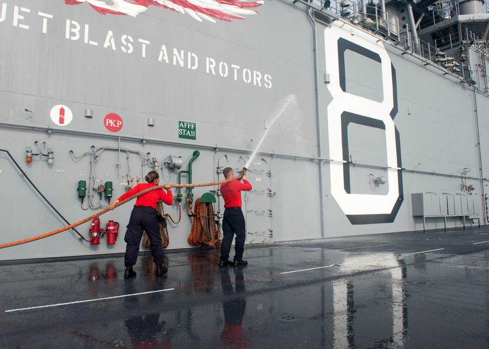 USS Makin Island conducts contractor sea trials