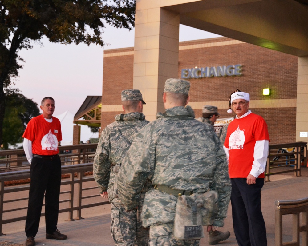 Army &amp; Air Force Exchange Service spreads holiday cheer to basic military training recruits at Lackland