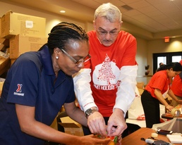 Army &amp; Air Force Exchange Service spreads holiday cheer to basic military training recruits at Lackland