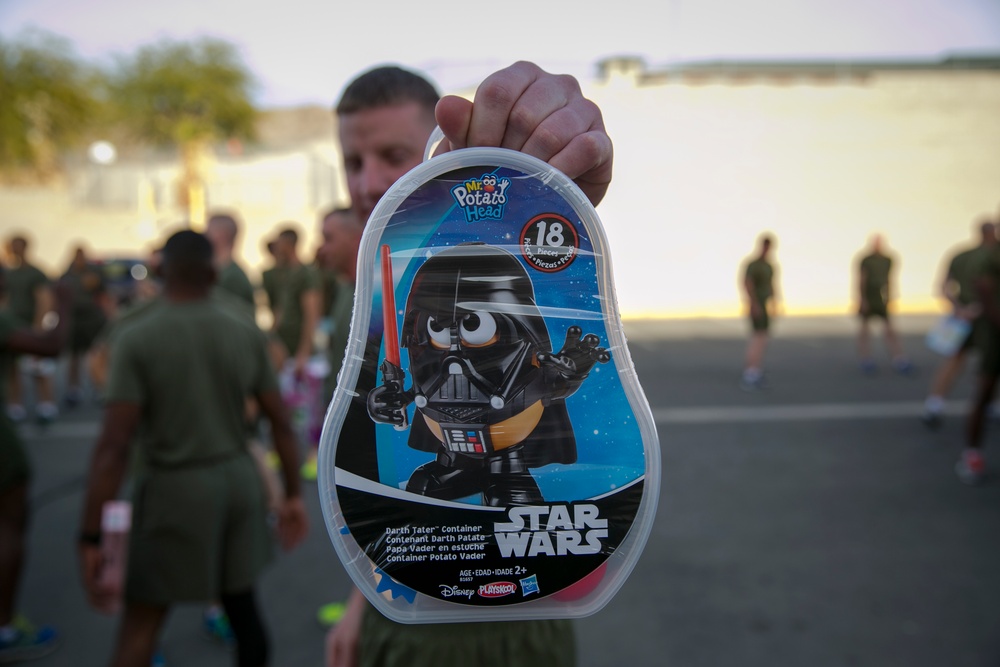 Marines run to donate Toys for Tots