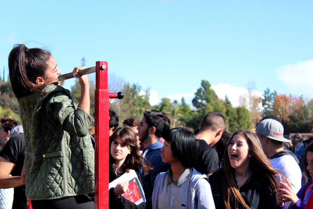 Marines, Action Sports Athletes deliver anti-bullying message to LA high schools