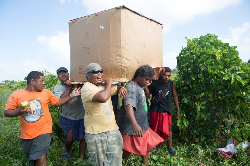 Air Force delivers hope and goodwill to Fais island