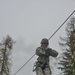 24 MI Soldiers negotiate  special obstacle course