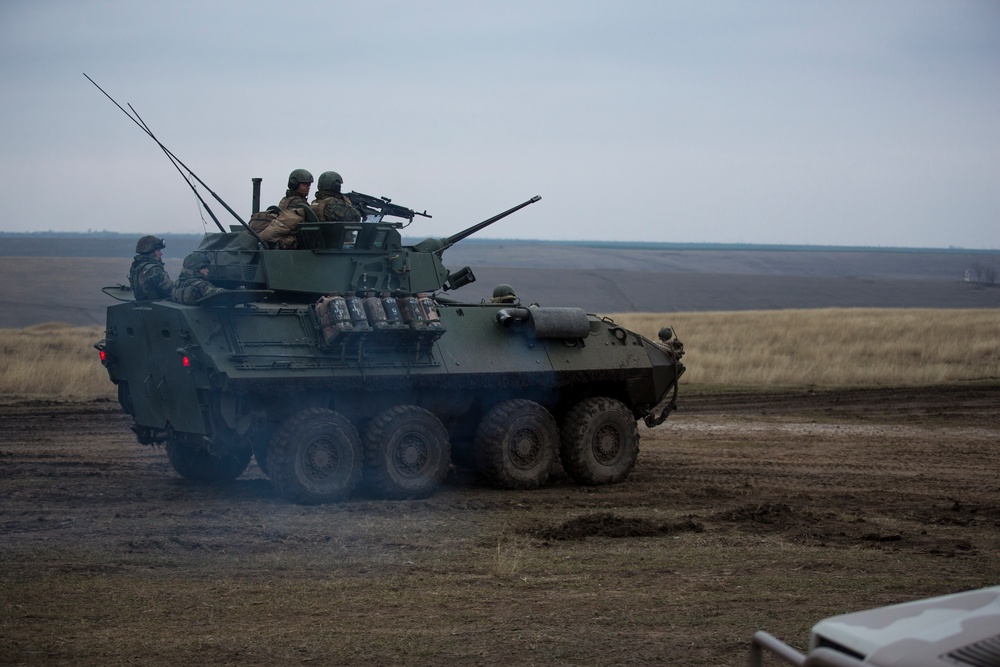 U.S. Marines and partners integrate mechanized assets