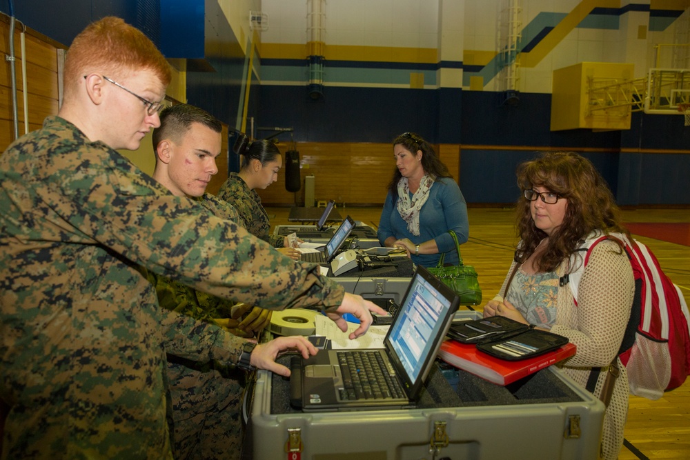 Evacuation exercise prepares station residents