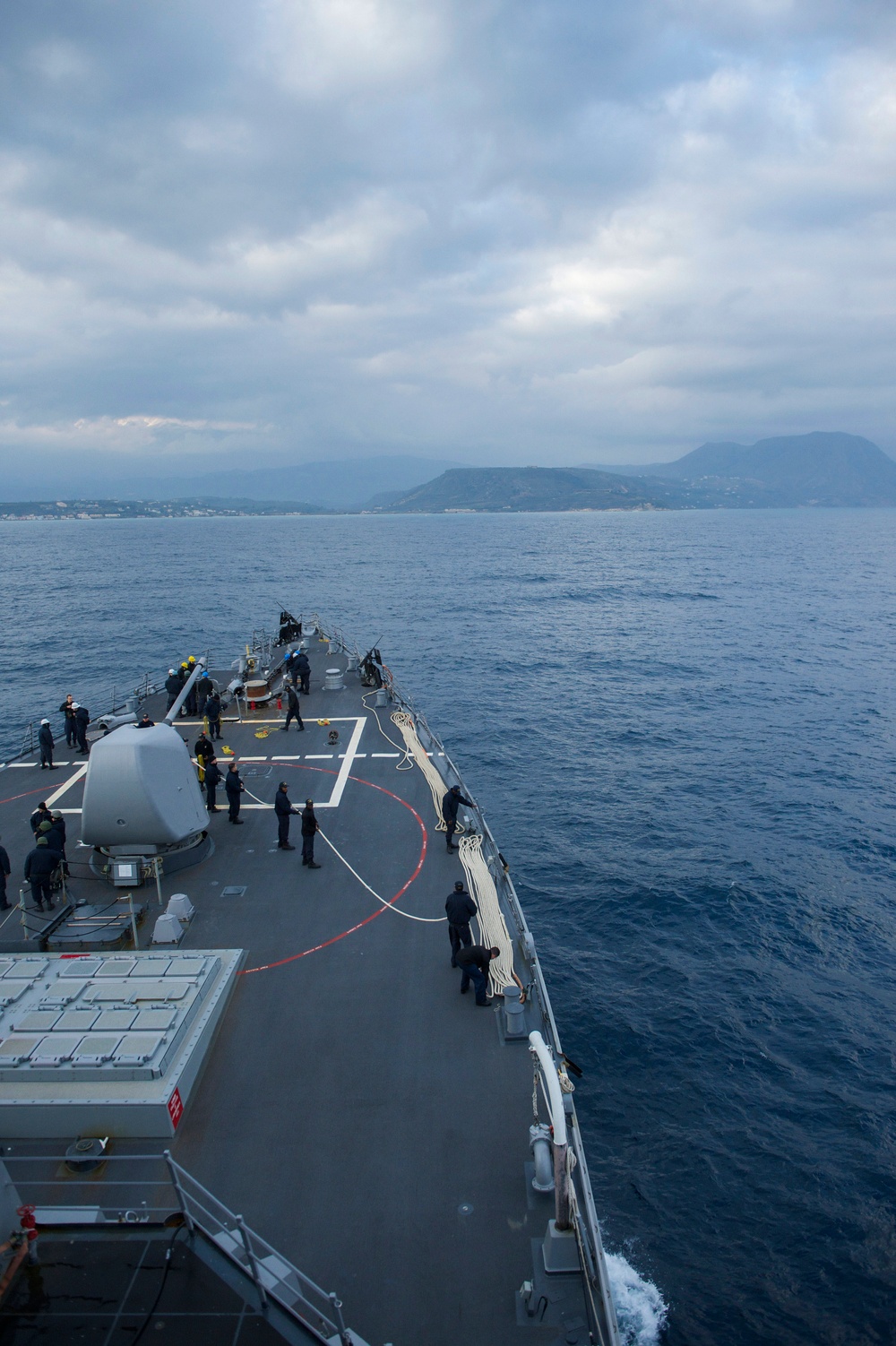 USS Carney at Souda Bay