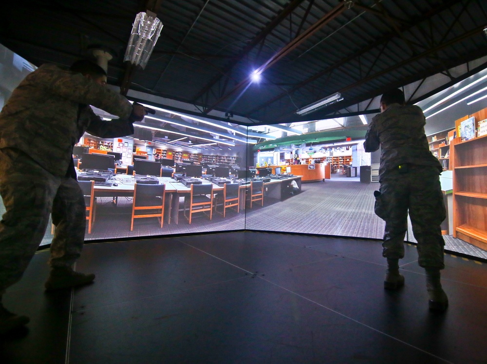 ANG cops use virtual reality to train for active shooter incidents