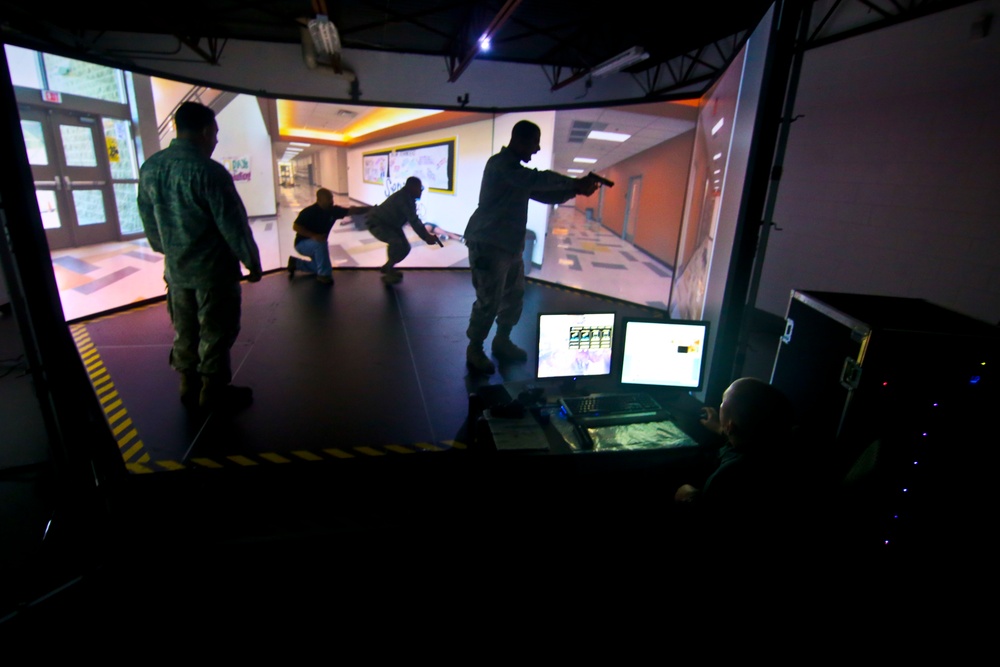 ANG cops use virtual reality to train for active shooter incidents