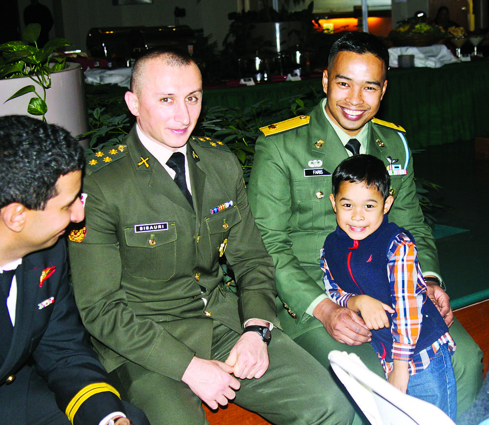 Civilian-Military social event brings together officers from around the world