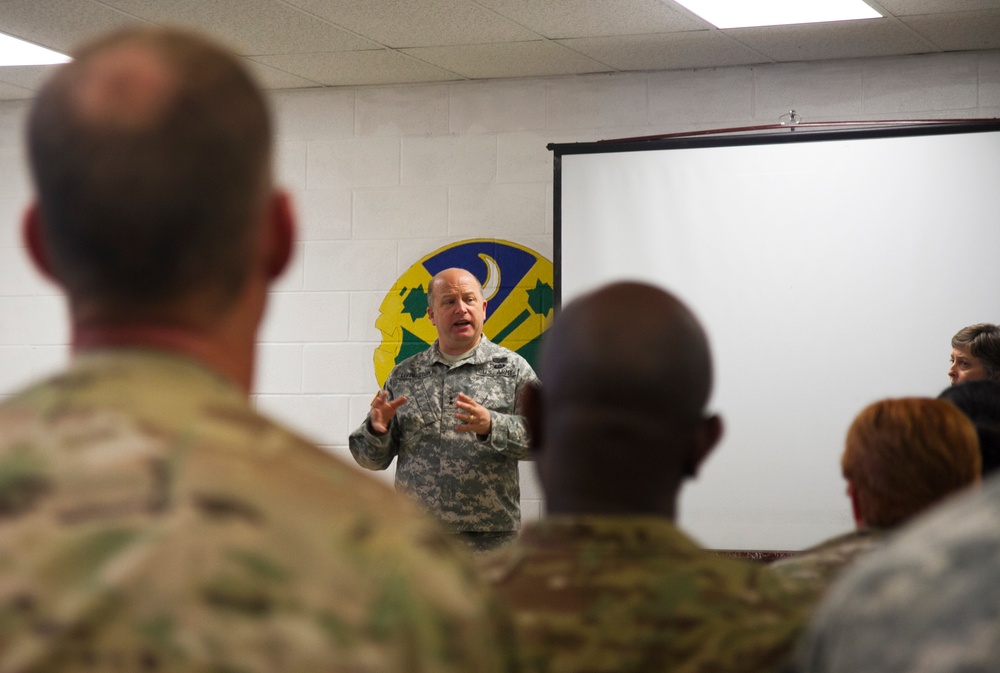 South Carolina National Guard Soldiers get visit from Adjutant General
