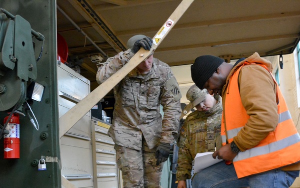 EAS equipment forward staged in Lithuania