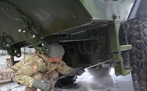 EAS equipment forward staged in Lithuania