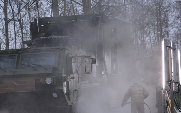 EAS equipment forward staged in Lithuania