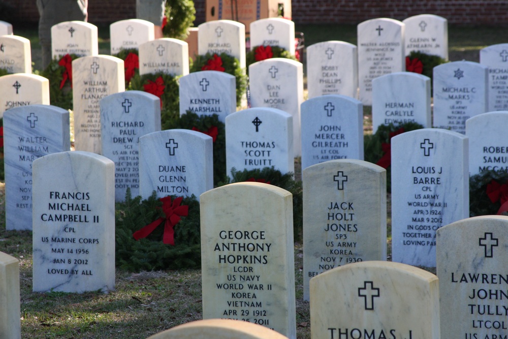 Naval Hospital Beaufort commanding officer attends annual Wreaths Across America event