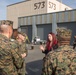 Major General Hudson Visits MCLB Barstow