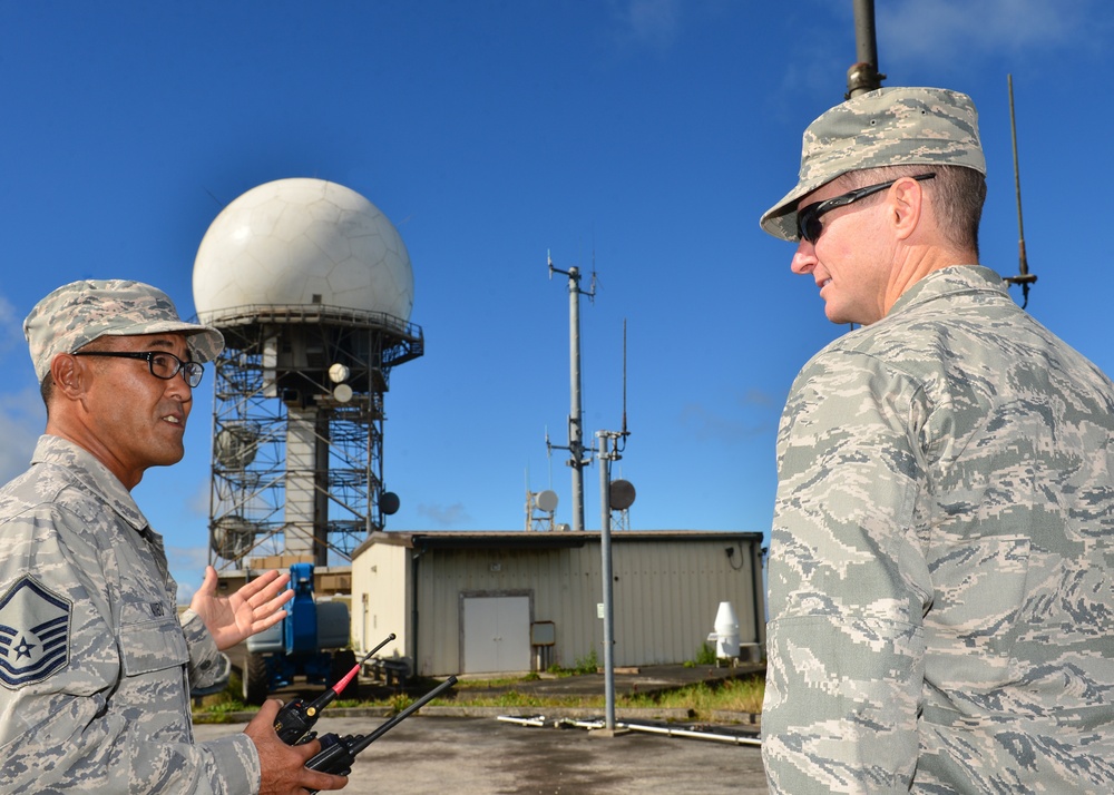 15th Wing leaders traveled to the highest point on Oahu