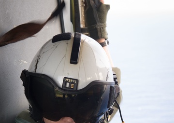 Helicopter Sea Combat Squadron (HSC) 25 conducts island familiarization flight