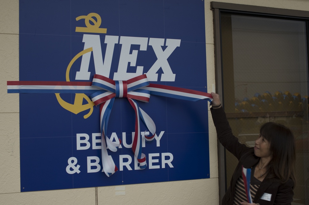 NAF Atsugi Beauty and Barber Shop grand re-opening
