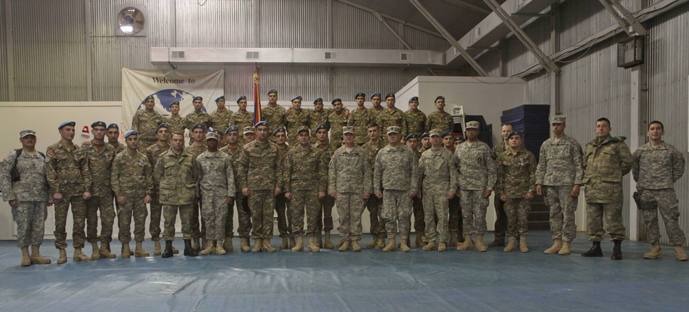 Armenian contingent begins new rotation in Kosovo