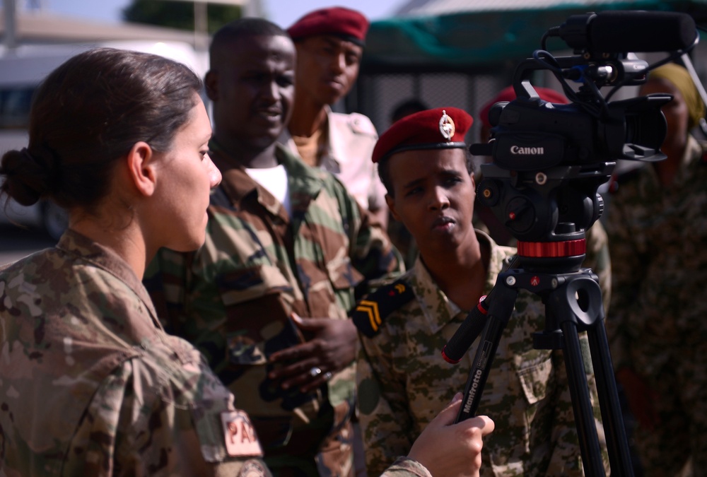 CJTF-HOA, Djibouti Armed Forces share photo, video experiences