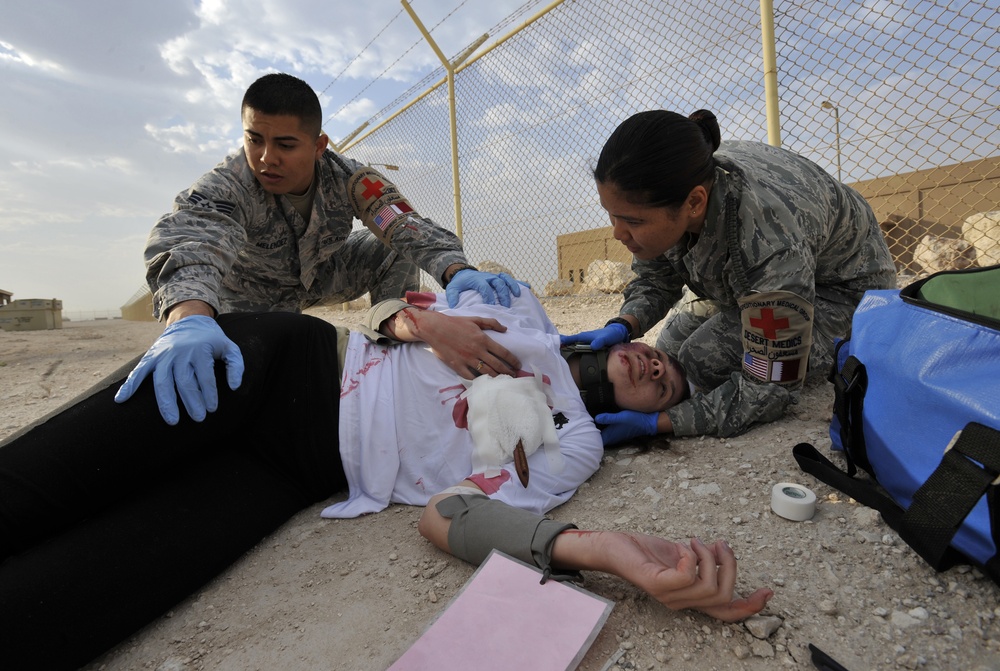 Mass casualty exercise
