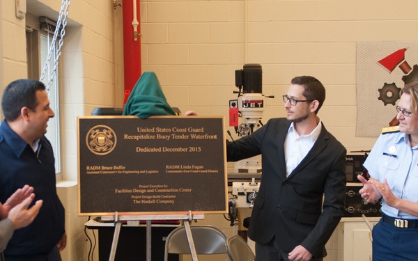 Coast Guard, Sen. Reed cut ribbon on new pier at Naval Station Newport