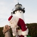 Santa visits Coast Guard at Warwick, RI, lighthouse
