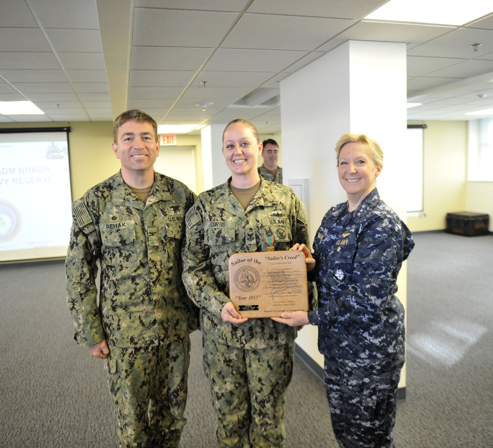 Chief of Navy Reserve Recognizes ECRC SOY
