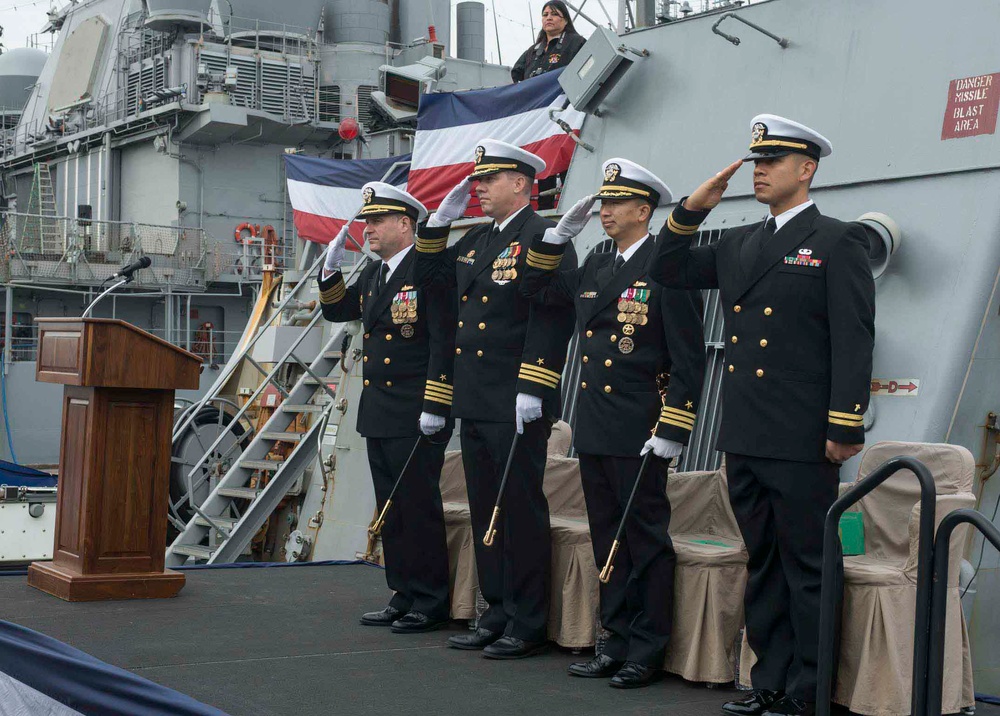 USS Fitzgerald (DDG 62) change of command