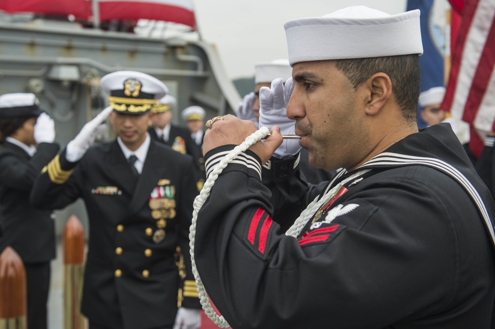 USS Fitzgerald (DDG 62) change of command