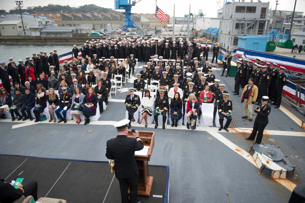 USS Fitzgerald (DDG 62) change of command