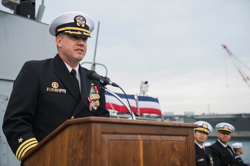 USS Fitzgerald (DDG 62) change of command