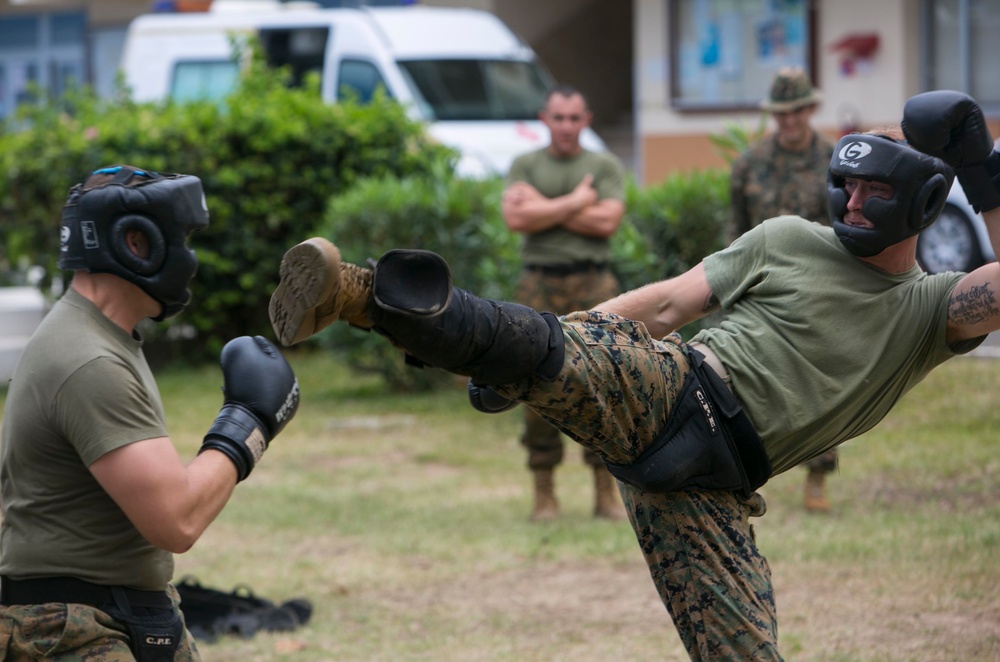 U.S. Marines train with French Armed Forces New Caledonia