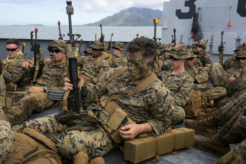 U.S. Marines train with French Armed Forces New Caledonia