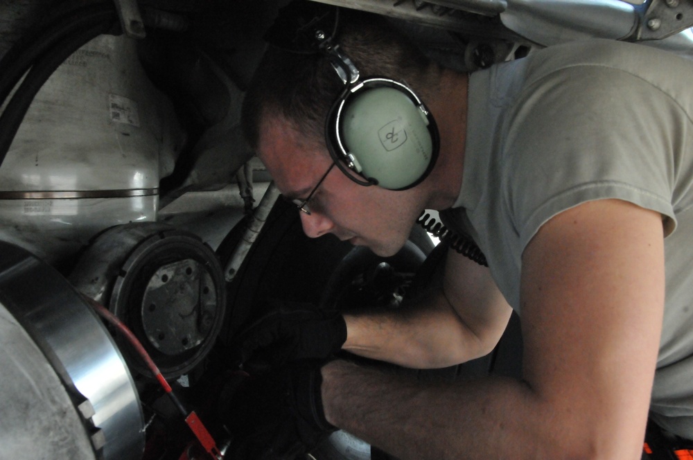 Air Mobility Squadron crew chief,