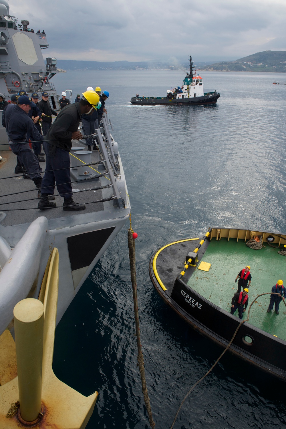 USS Carney departs Souda Bay