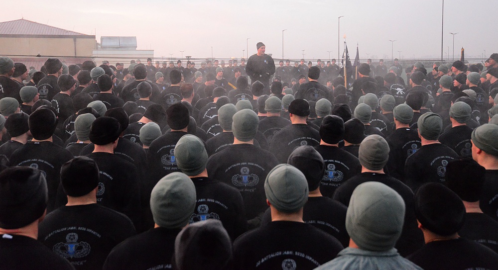 Battalion run, Dec. 16, 2015