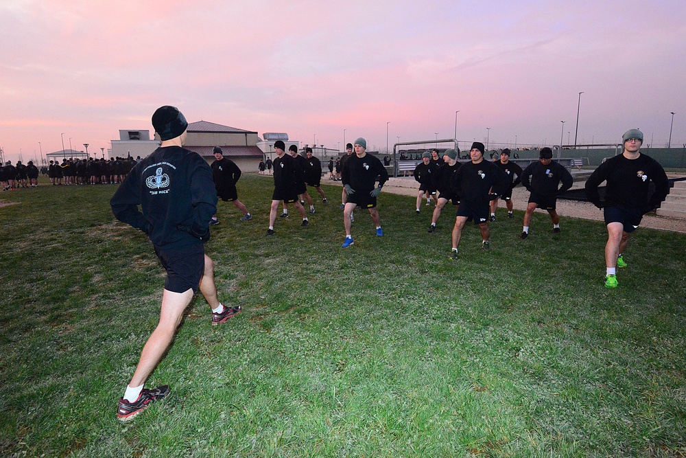 Battalion run, Dec. 16, 2015