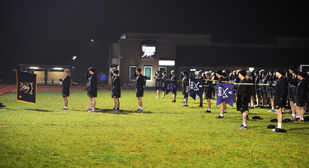 Battalion run, Dec. 16, 2015