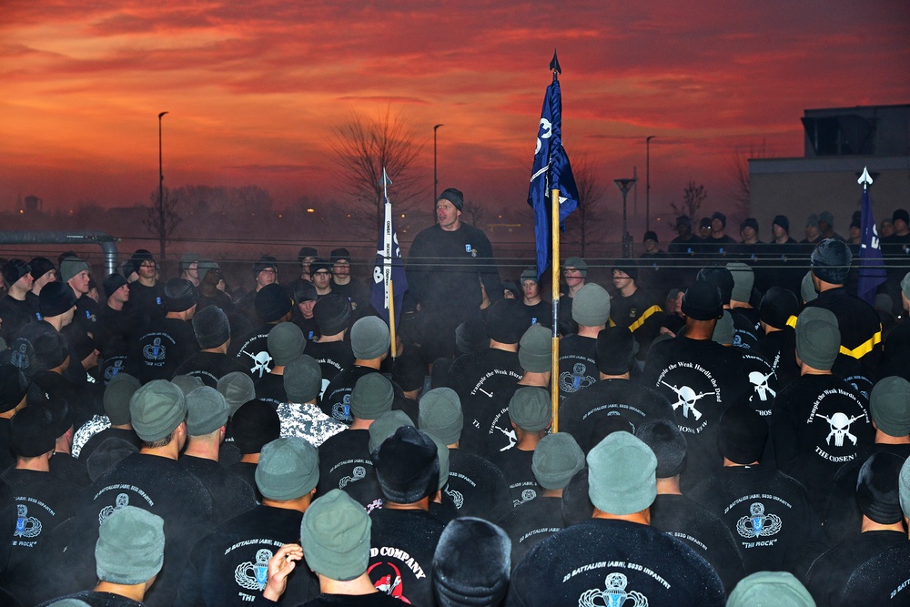 Battalion run, Dec. 16, 2015