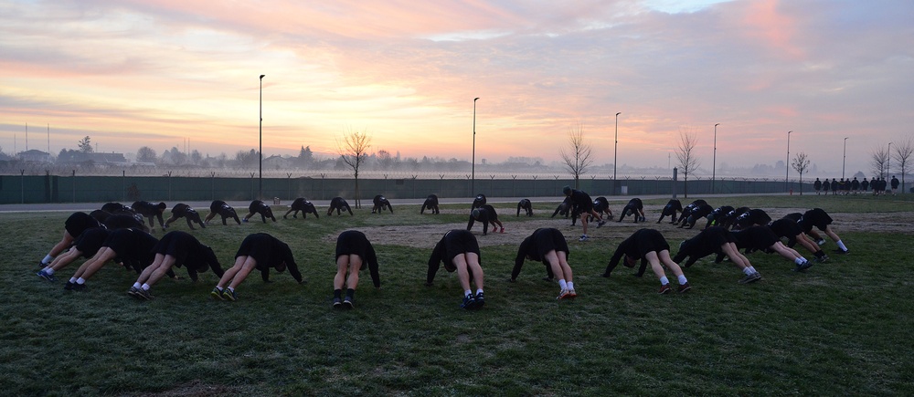 Battalion run, Dec. 16, 2015