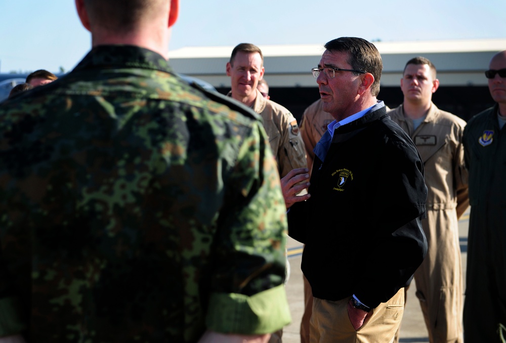 Defense Secretary Ashton B. Carter visits Incirlik AB