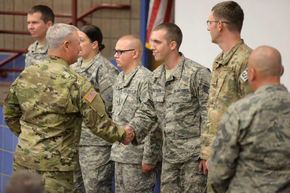 Gen. Frank Grass holds town hall meeting for North Dakota National Guard