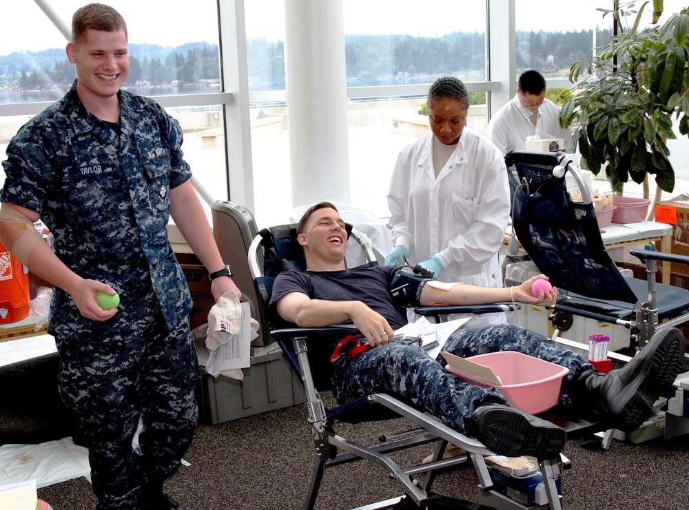 Making sure every drop counts at Naval Hospital Bremerton for the Armed Services Blood Program