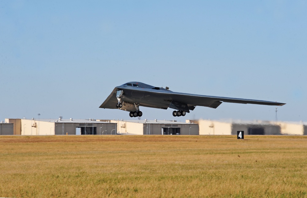 B-2 takes to the skies