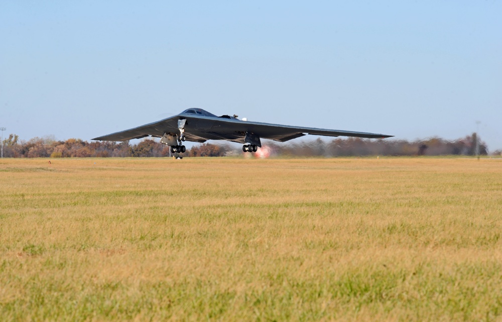 B-2 takes to the skies
