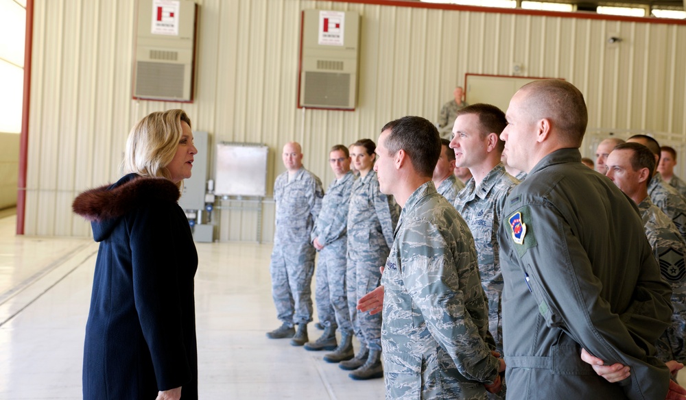 Secretary of the Air Force honors 188th Wing with visit