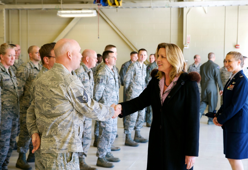 Secretary of the Air Force honors 188th Wing with visit